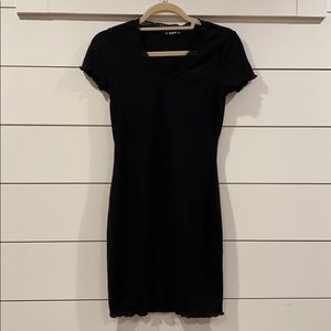 Shein NWOT fitted Black dress